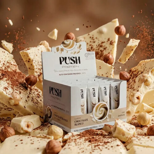 Chocolate Blanco Proteico - 20 Unidades